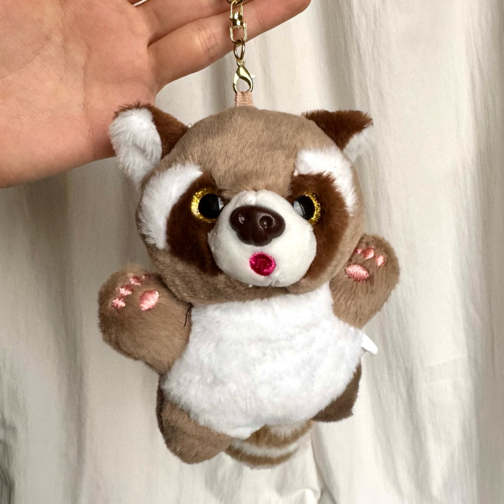 Jual Charmie | Racoon Bag Charm Gantungan Tas Rakun Lucu Cute Plush Toy ...