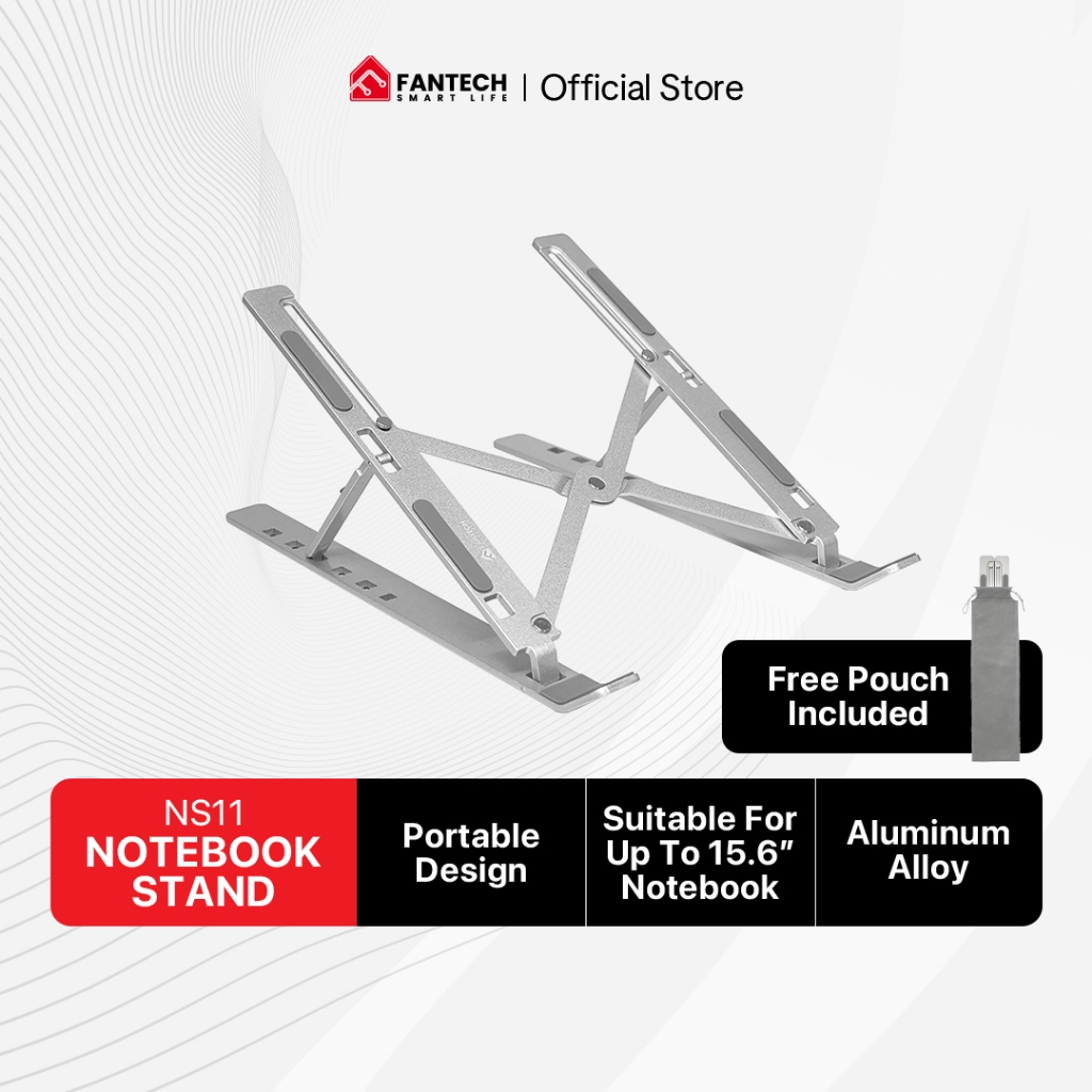 Jual Fantech Notebook Stand NS11 Portable Laptop Holder, 6-Level Height ...