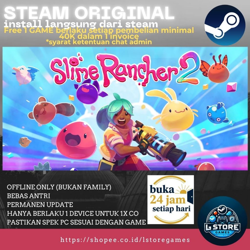 Jual Slime Rancher 2 Game PC Original Offline | Shopee Indonesia