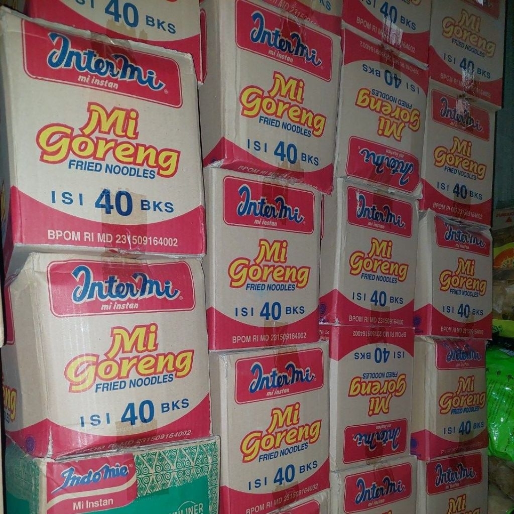 Jual INTERMIE Goreng 1Dus [KARTON] / InterMi isi 40 Bungkus / Mie ...