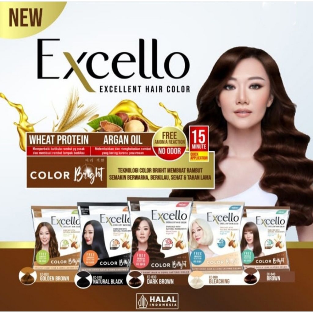 Jual Excello Pewarna Rambut | Shopee Indonesia