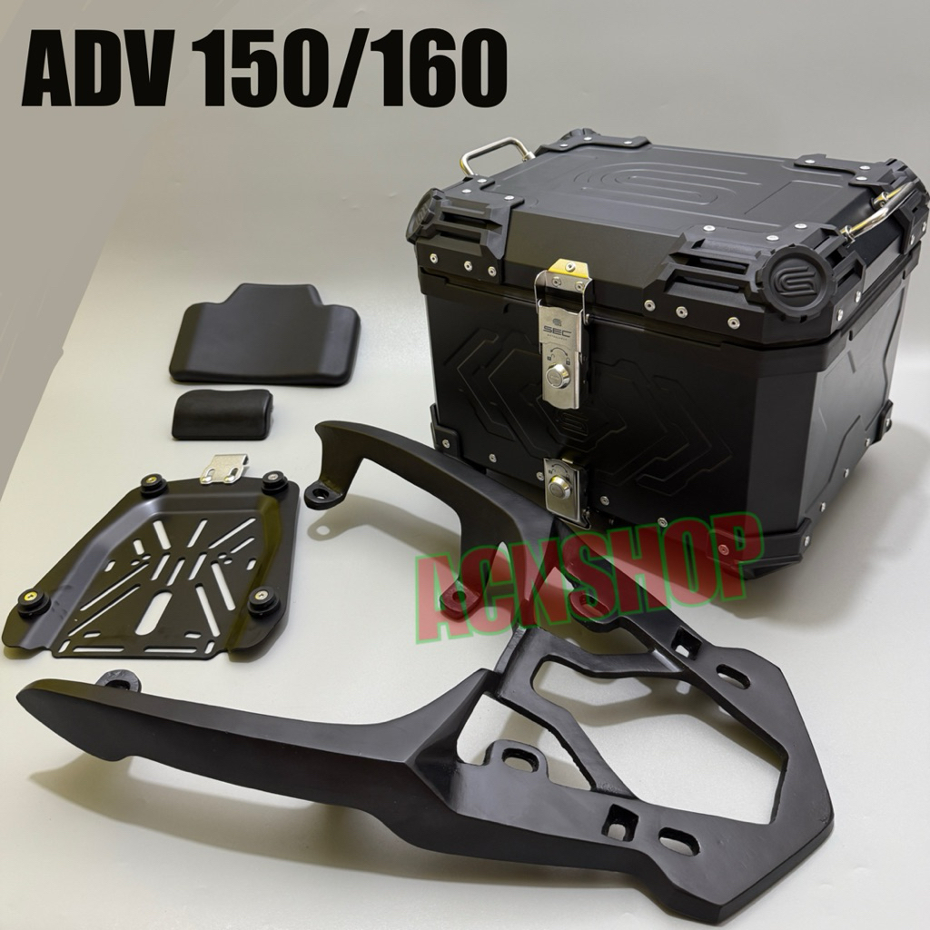 Jual Paketan Top Box Sec Aluminium Series 45 Liter Import Touring Plus ...