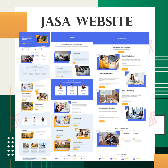 WEBSITE LANDING PAGE AGENCI DIGITAL MARKETING