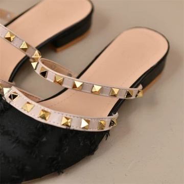 NF1052 Sepatu Flat Fashion Wanita Sepatu Flat Bludru Premium Anti Slip