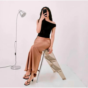 ARUNIKA Rok Satin Silk Impor Rok Satin Panjang Maxi 105cm Skirt Mermaid Premium Bawahan Wanita