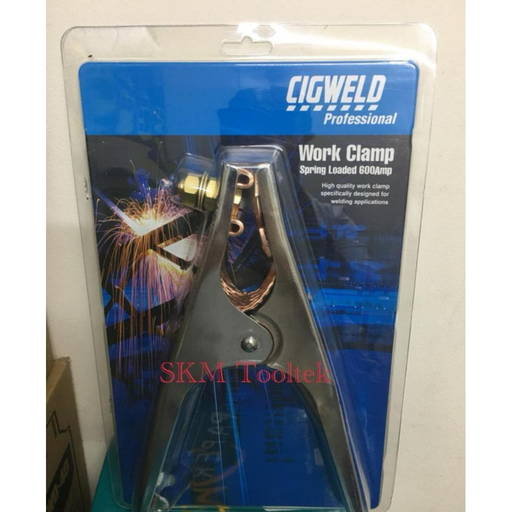 Jual Cigweld Work Clamp Spring Loaded 600Amp Cigweld Ground Clamp ...
