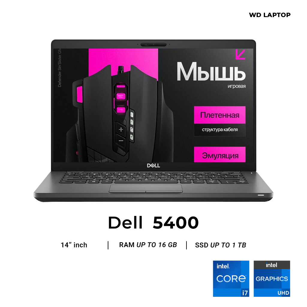 Laptop Dell Latitude 5400 Intel Core i5 Gen 8 Ram 16gb Ssd 512gb + BONUS MOUSE WIRELESS & TAS