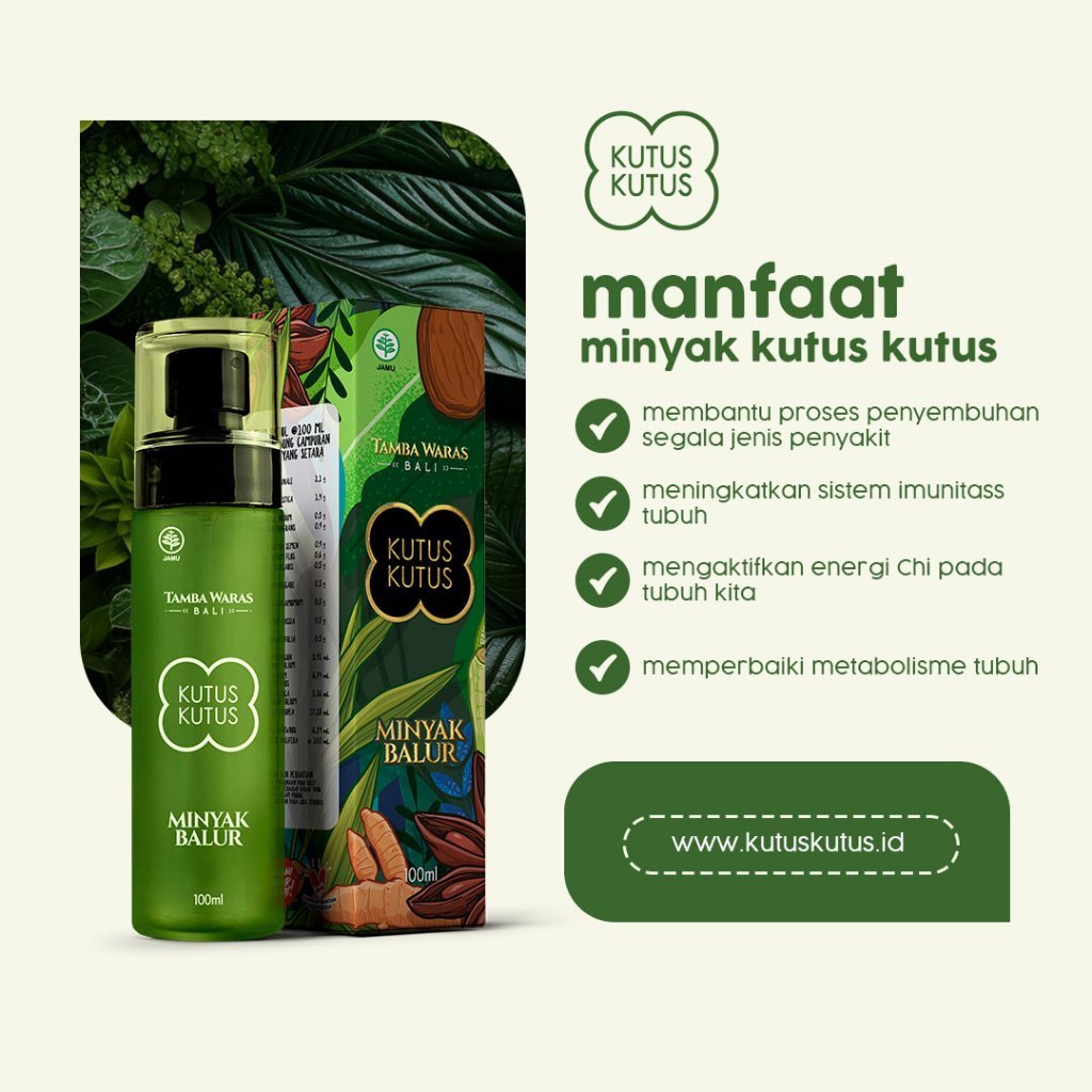 Jual Minyak Kutus Kutus Original 100% Asli Bali 100 ML – (Kemasan