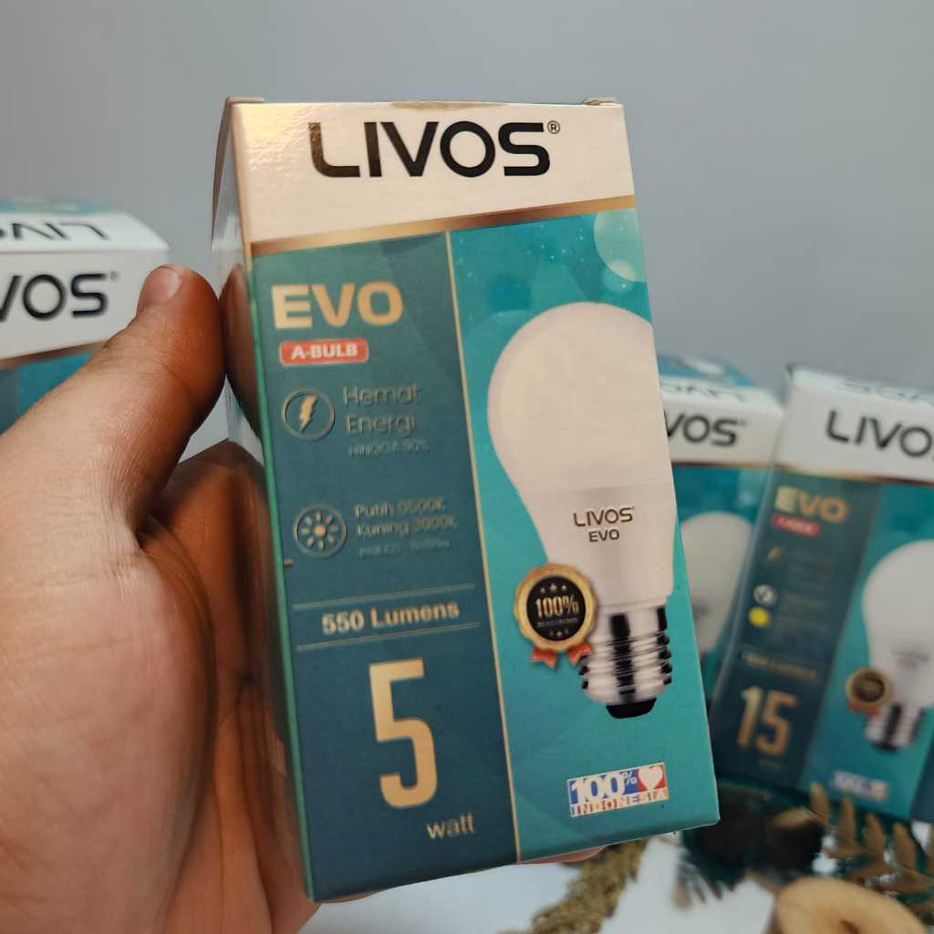 Jual LAMPU LED LIVOS EVO A BULB 5 WATT TERBARU BERKUALITAS | Shopee ...
