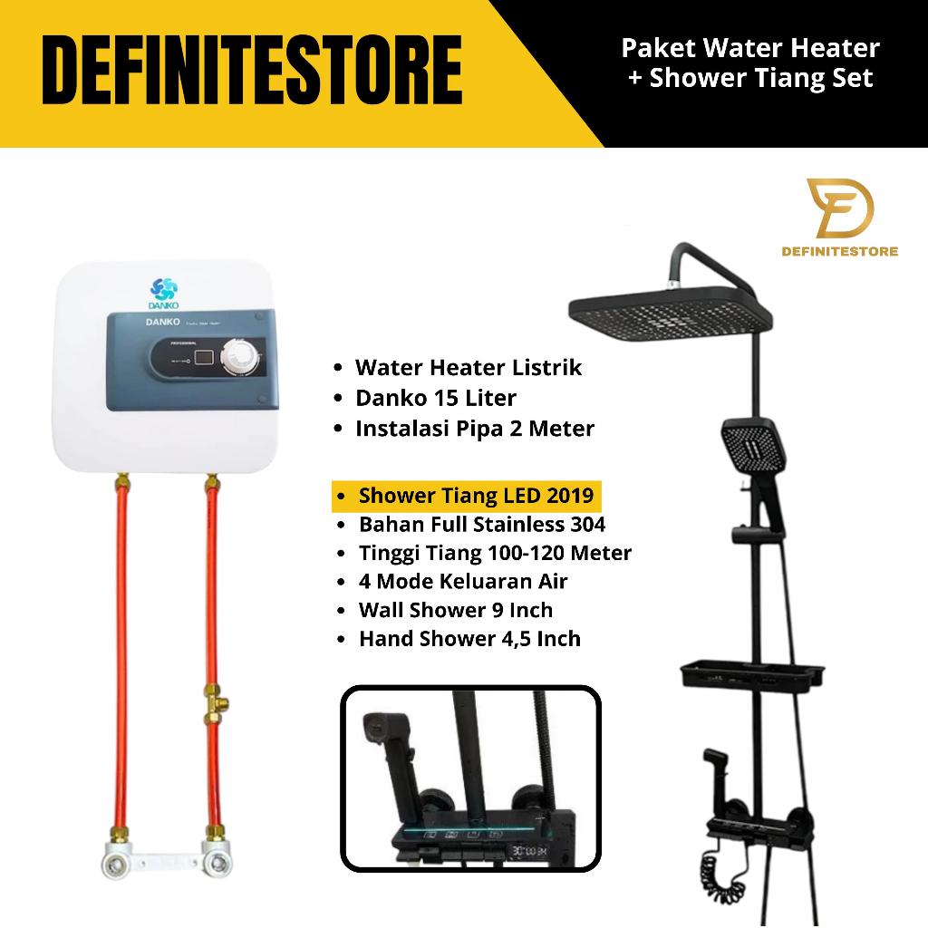 Jual Water Heater DANKO Listrik Mesin Pemanas Air dengan Shower