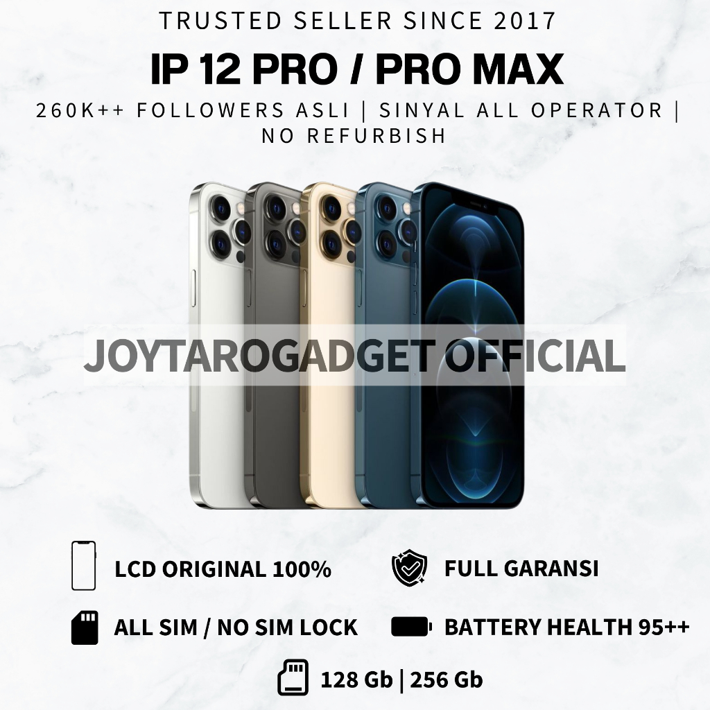 Jual iPhone 12 Pro 12 Pro max 128gb 256gb Lcd 100%Original