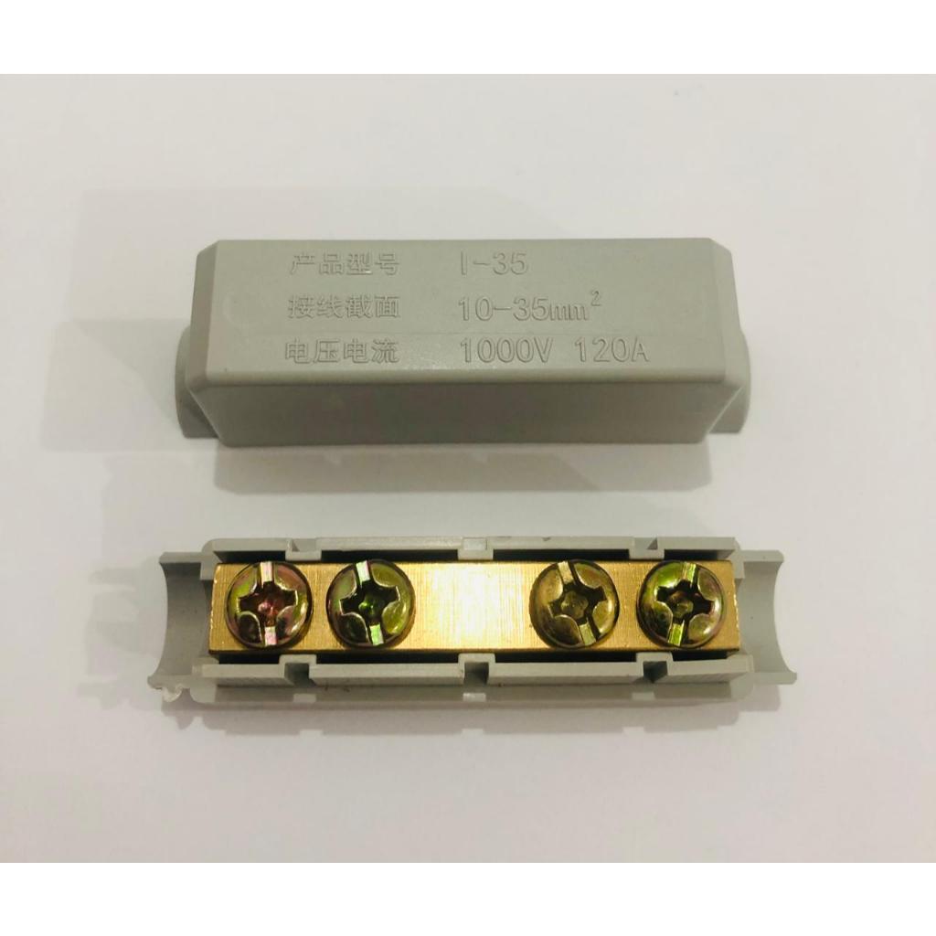 Jual Terminal Block ZK-1-35 / EX-1-35 High Power 35mm2 Splitter 1000V ...