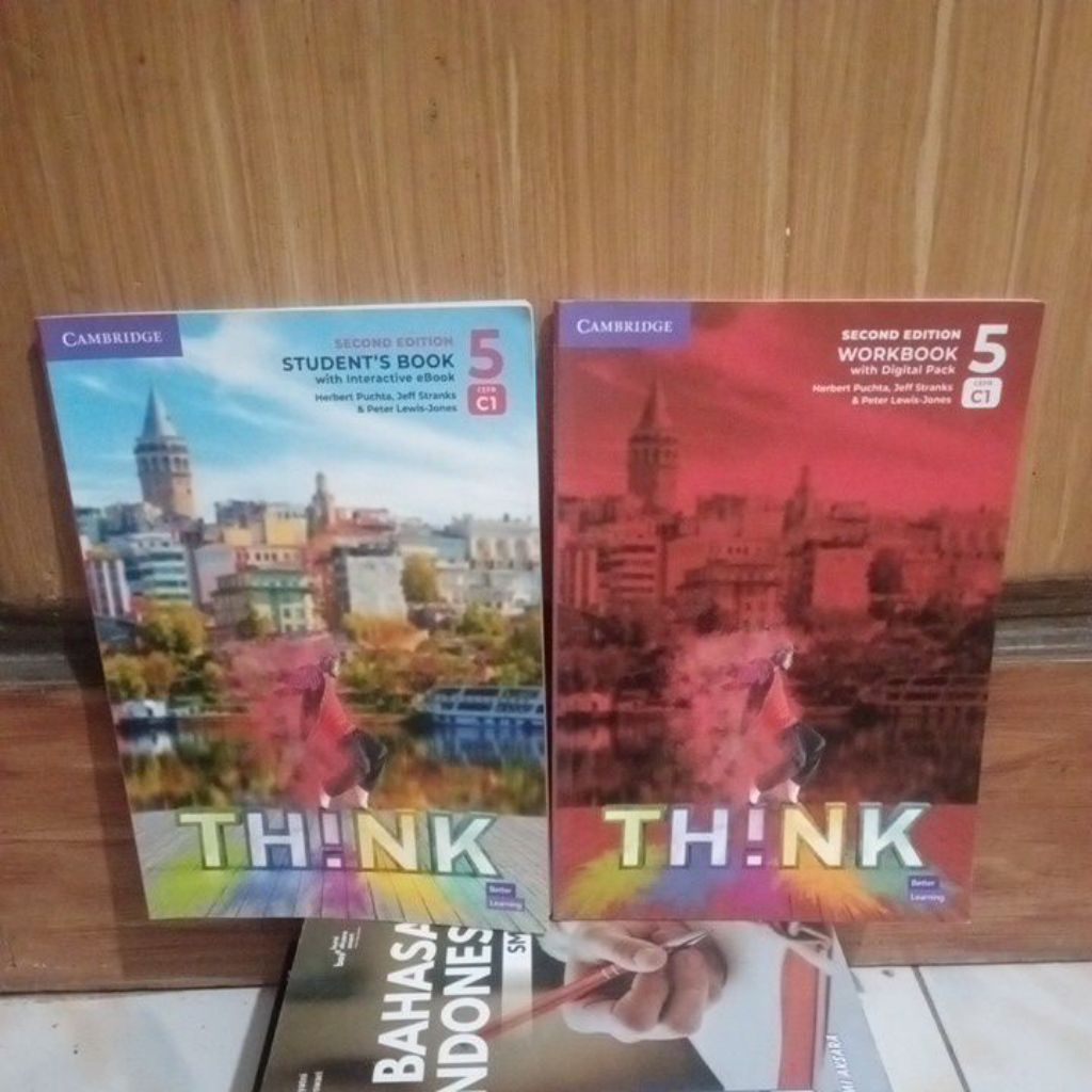 Jual original bekas; Think 5 C1 student book & workbook second edition ...