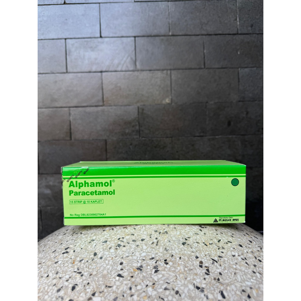 Jual Alphamol Paracetamol 600mg Box 150 Tablet Obat Pereda Demam ...