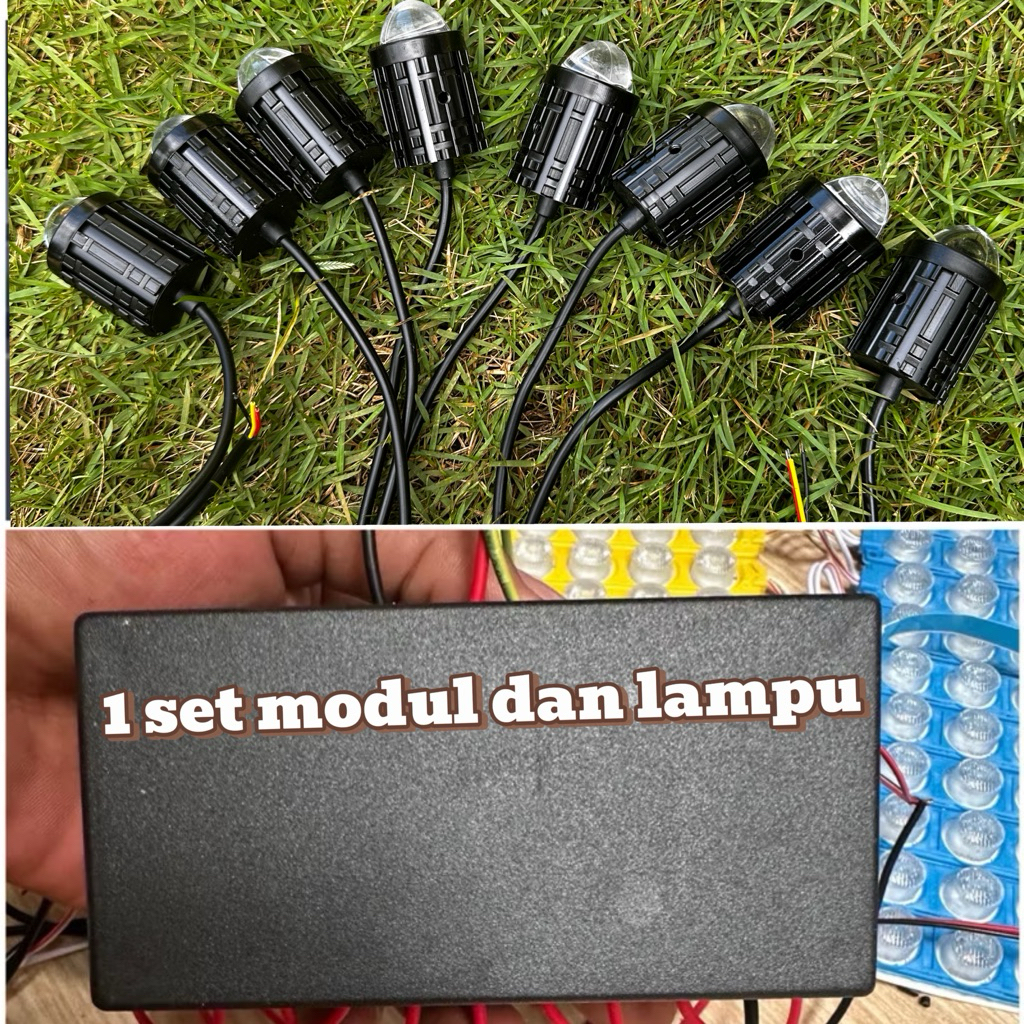 Jual 1 Set modul relay matrix 12v dan 24v modul plus lampu | Shopee ...