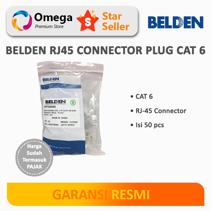Jual Belden RJ45 Connector Cat 6 | Shopee Indonesia