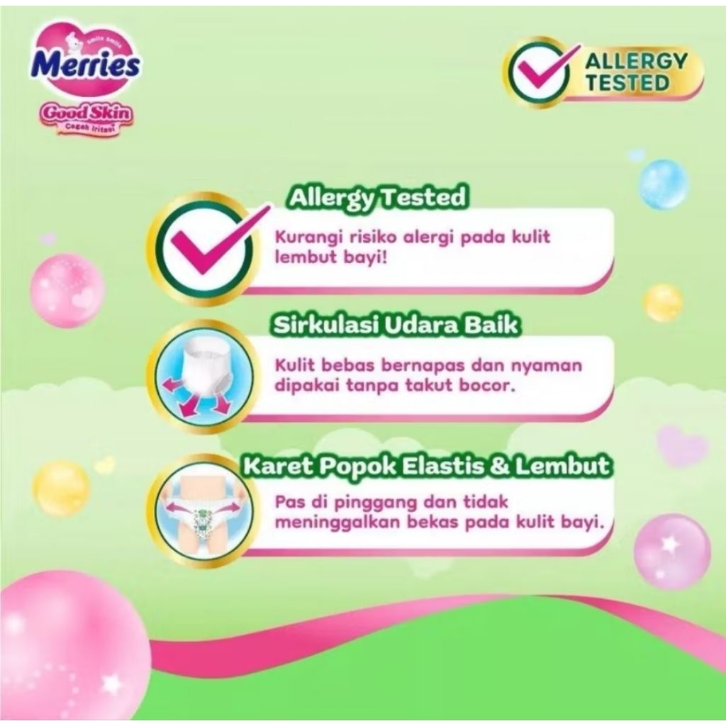 Jual MERRIES RENCENG isi 6 SIZE S M L XL XXL / PAMPERS MERRIES RENTENG ...