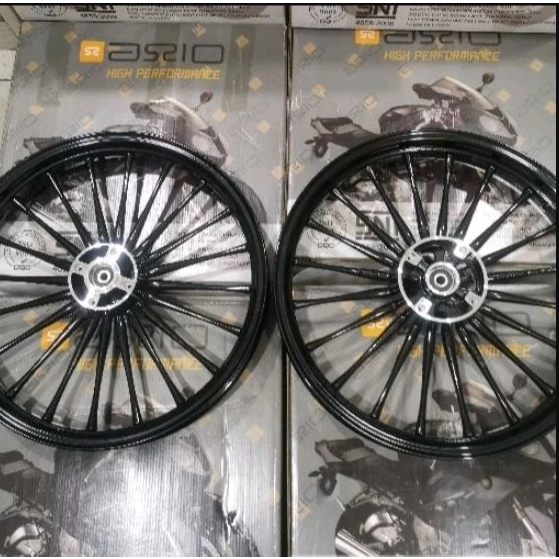 Jual velg racing supra x 125 double disk supra x 125 fi merk axio bonus ...