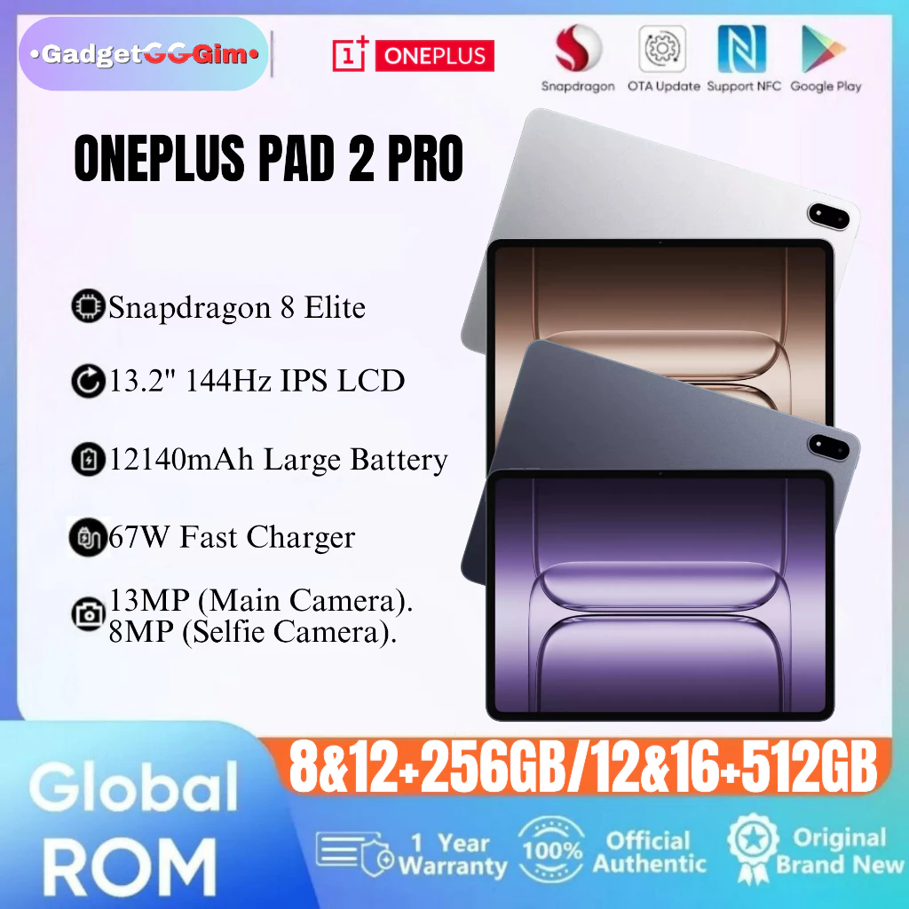 OnePlus Pad 2 Android Tablet Terbaik 2026