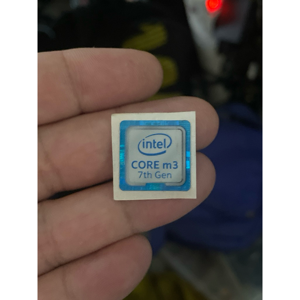 Jual Stiker sticker intel Core M3 gen7 ori | Shopee Indonesia