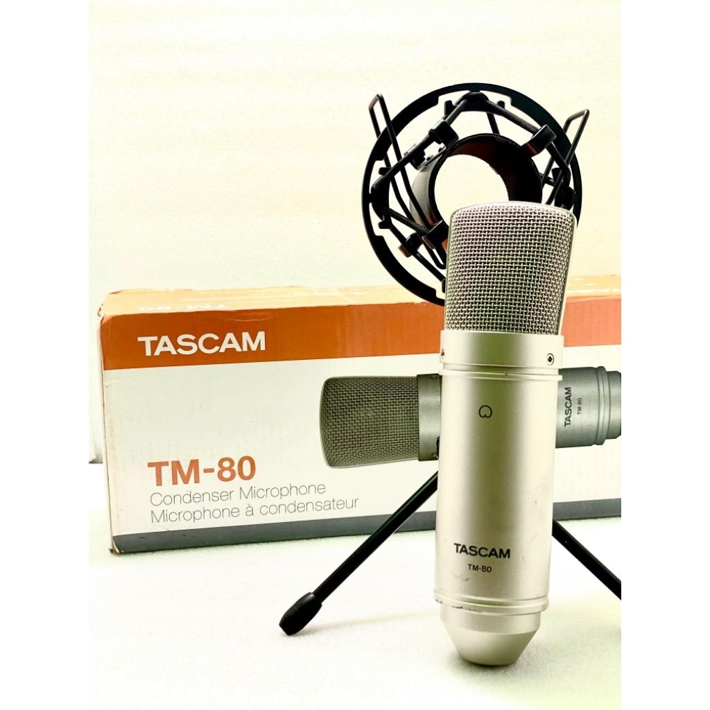 Jual TASCAM TM 80 MICROPHONE CONDENSOR STUDIO - Mic studio mic podcast ...