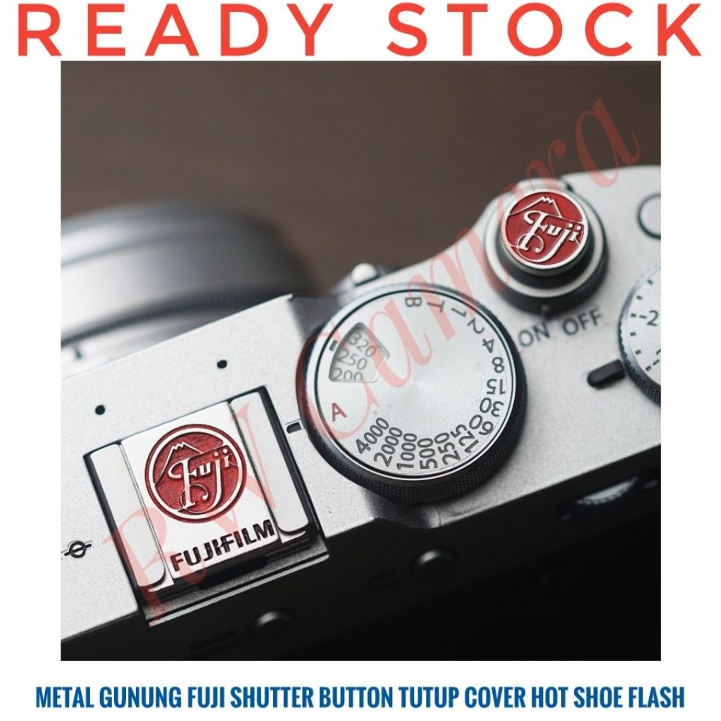 Jual Metal Gunung Fuji Shutter Button Tutup Hot Shoe Cap Flash Fuji ...