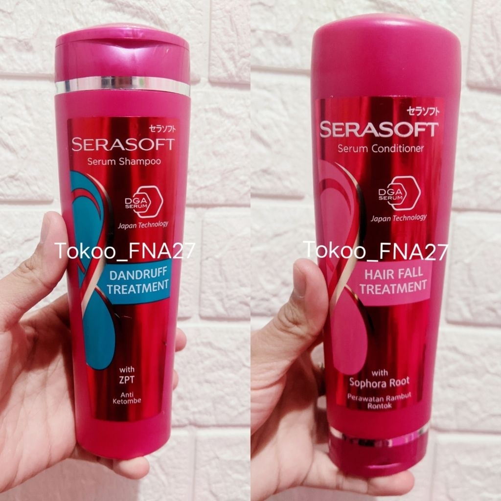 Jual SERASOFT Shampoo Dandruff Treatment Botol & Serasoft Conditioner ...