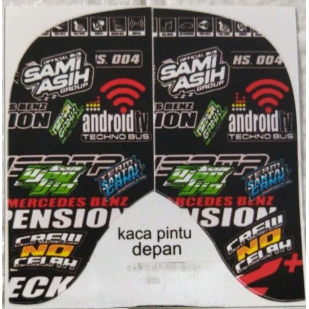 Jual Stiker kaca samping bus RKC | Shopee Indonesia