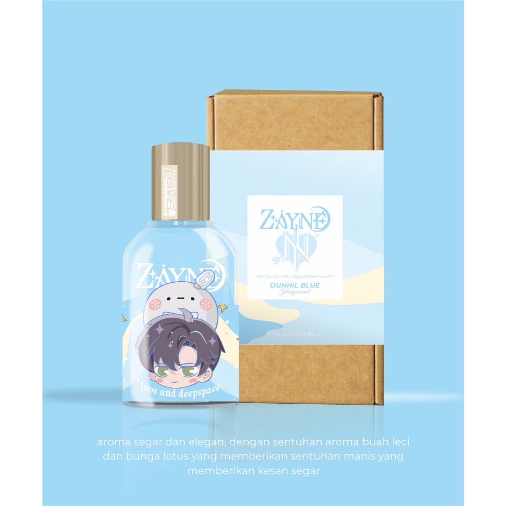 Jual Deodorant Spray Love and Deepspace Cute Series Version Fanmade ...