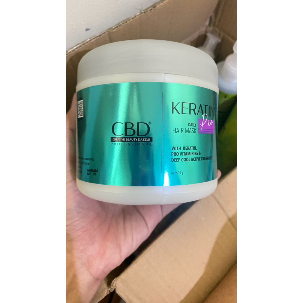 Jual CBD Professional Keratin Pro Daily Use Hair Mask (Masker Rambut ...