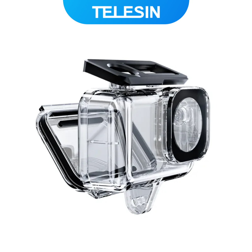 Jual TELESIN Casing Kamera Aksi Case Waterproof 45M DJI Action 5 Pro/4/ ...