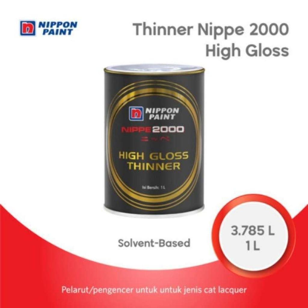 Jual Pengencer Cat / Thinner Nipee 2000 High Gloss Nippon Paint ...