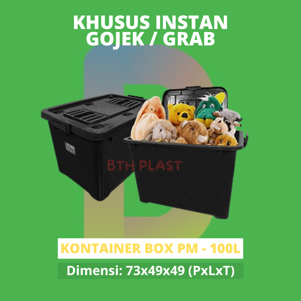 Jual BOX CONTAINER 100 LITER - Kontainer Box Serbaguna / Storage Box ...