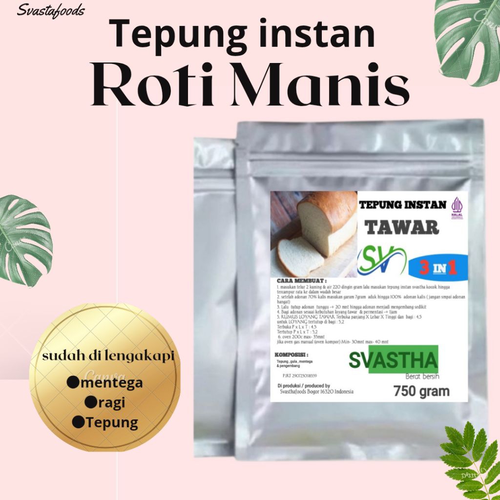 Jual Roti Premix Atau Tepung Adonan Roti & Paket Resep Roti | Shopee ...