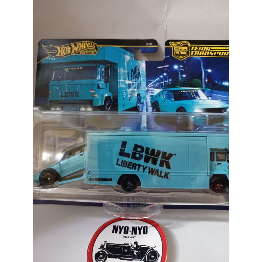 Jual Hotwheels Team Transport Nissan skyline 2000 GT-R LBWK | Shopee ...