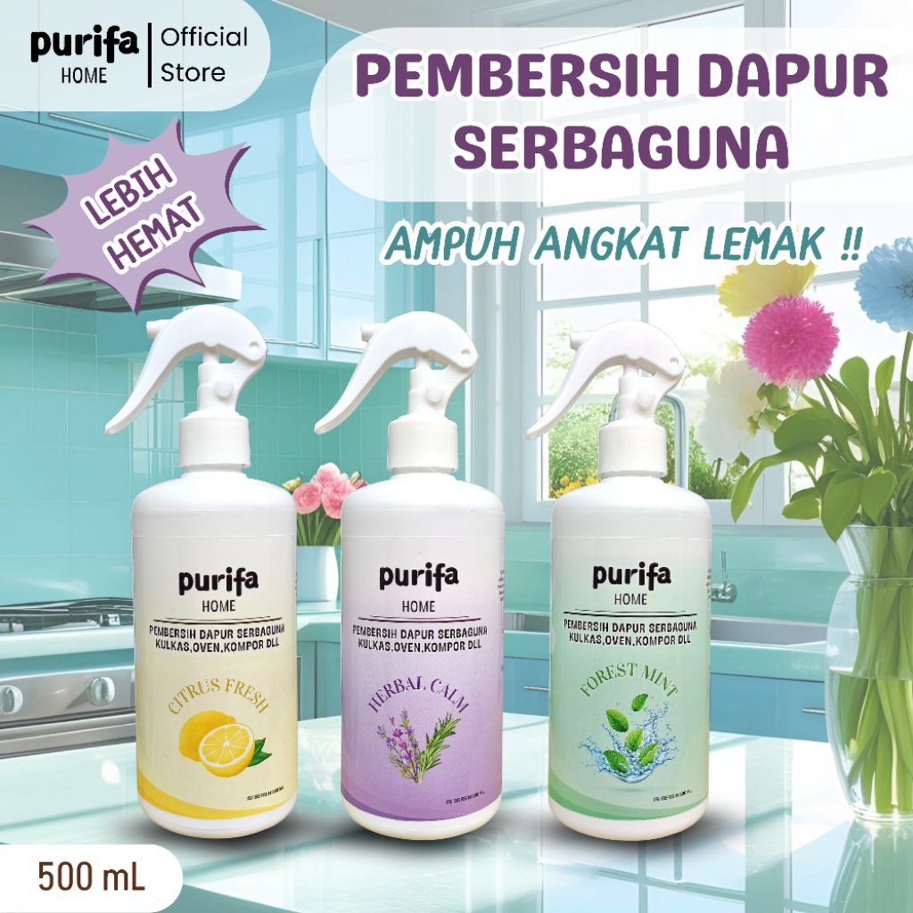 Jual Purifa Pembersih Dapur Serbaguna Kulkas Kompor Oven Ampuh Angkat ...