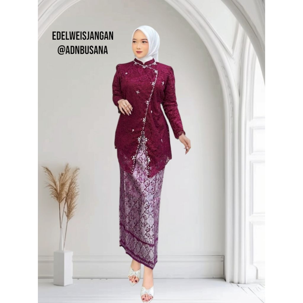 Jual EDELWEIS - Setelan rok songket by adnbusana | One set wanita ...