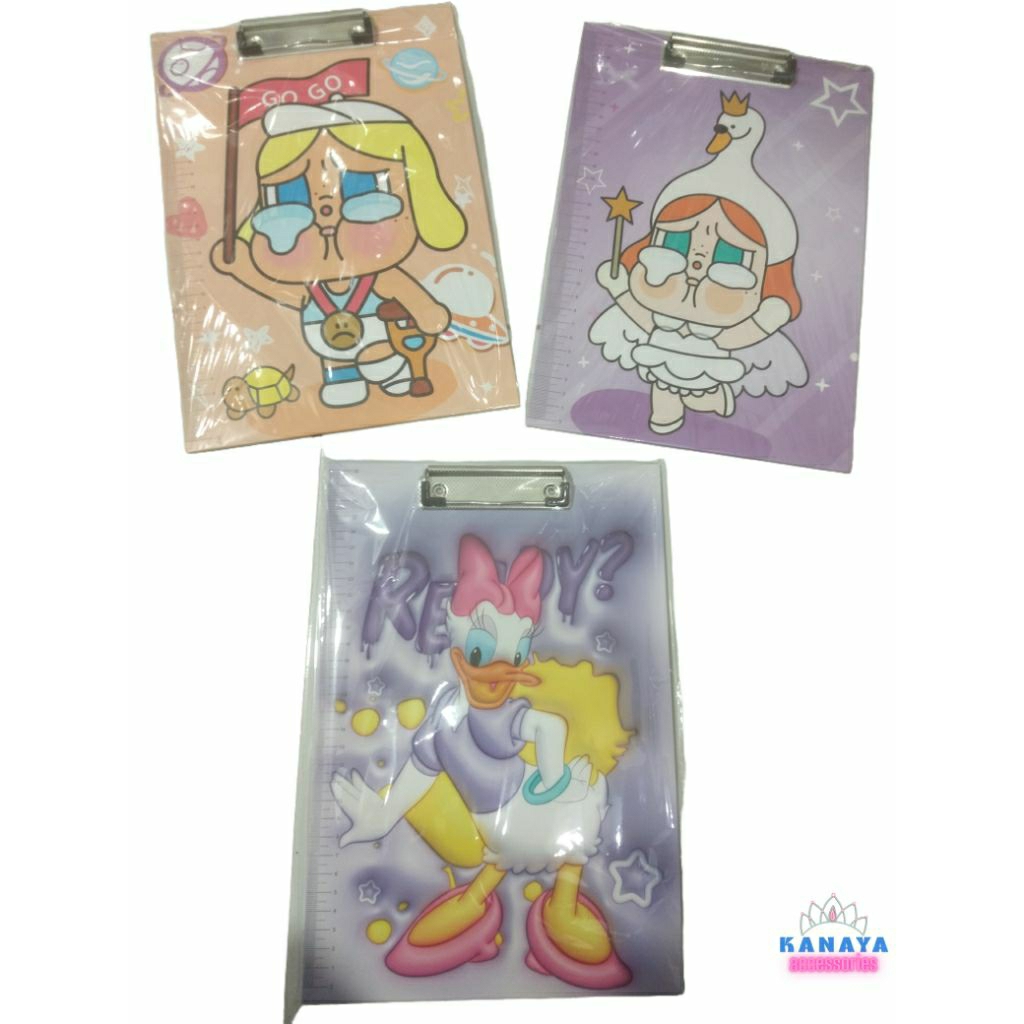 Jual Papan Ujian/Papan Jalan/Clip Board/Writing Pad A4 dengan motif ...