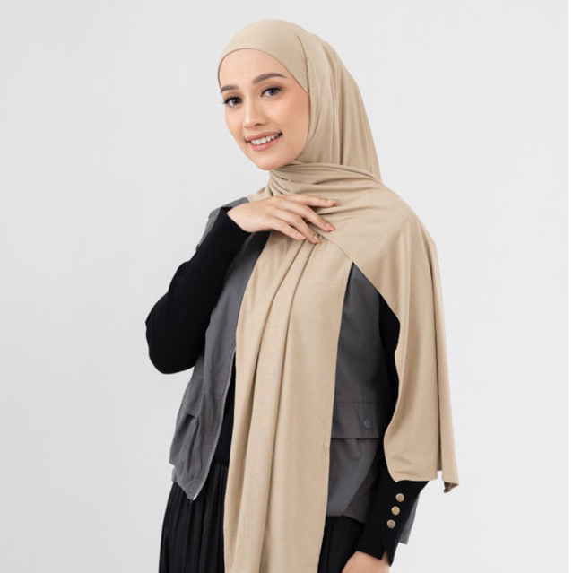 Savina Hijab Tencel By Iskanti Pashmina Oval Instant Dengan Material Tencel