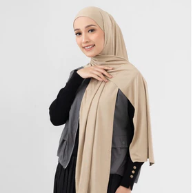 Savina Hijab Tencel By Iskanti Pashmina Oval Instant Dengan Material Tencel