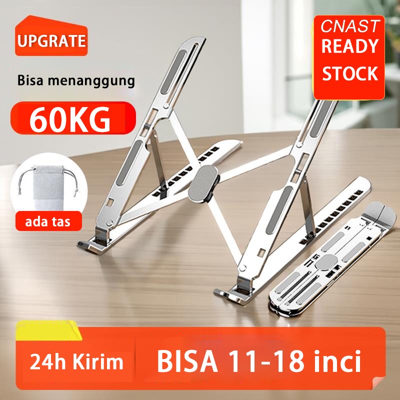 Jual CNAST - Laptop Stand Foldable Desks Holder Laptop Folding Lipat ...