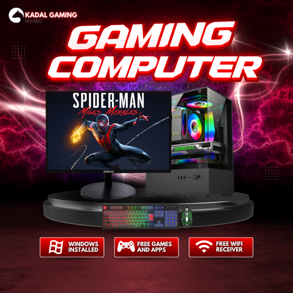 PC INTEL CORE I5 4570 VGA GEFORCE GTX 750 TI 16GB RAM SSD 256GB FULLSET LED  19