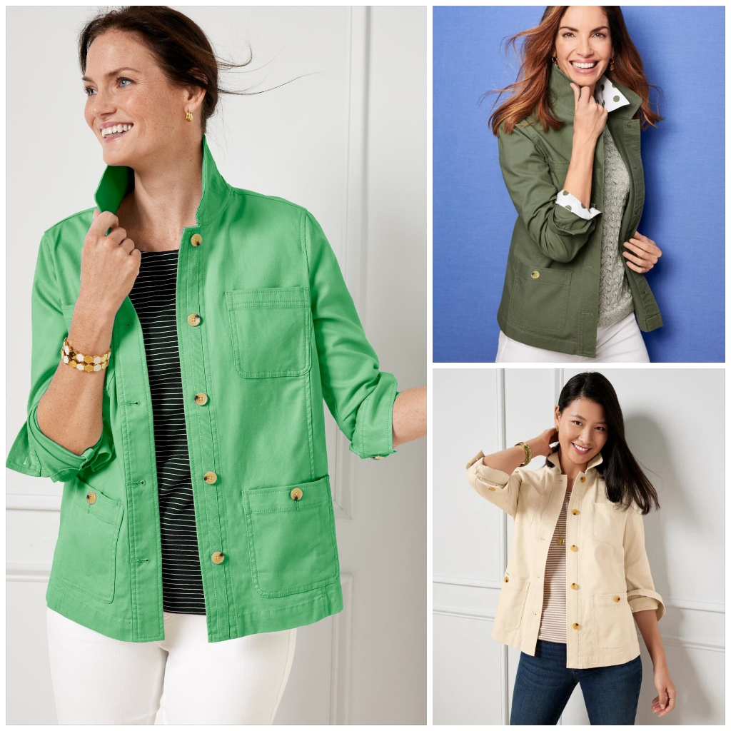 Jual Jacket Talbots Shirt 4pockets Jackets | Shopee Indonesia