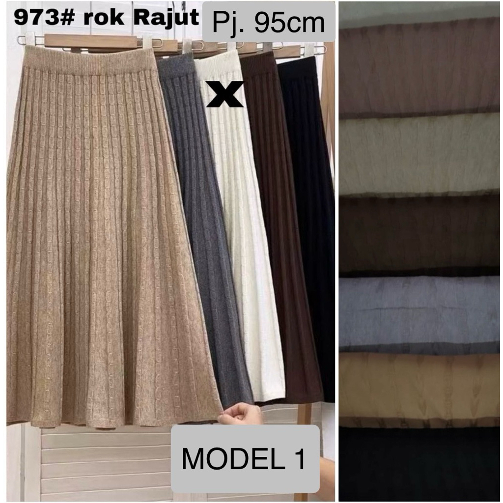 Jual Rok Rajut Pj. 95cm Premium Impor | Shopee Indonesia
