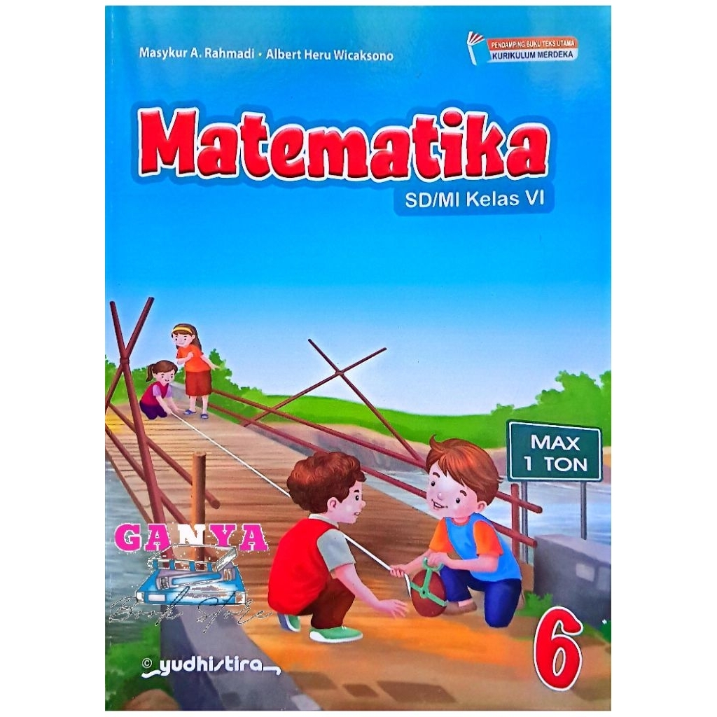 Jual Buku Matematika Kelas 6 Sd Mi Kurikulum Merdeka Terbaru Yudhistira