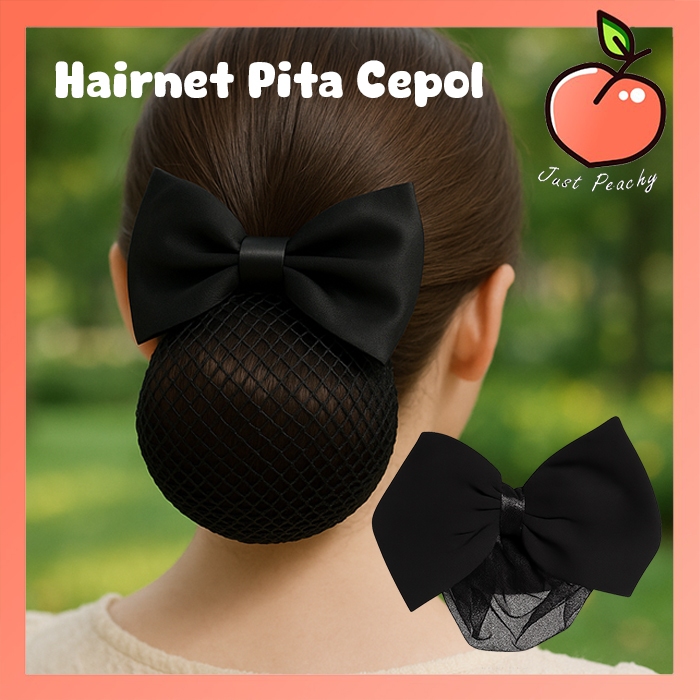Jual Hairnet Rambut Pita Harnet Jaring Jepit otomatis Pramugari Anak ...