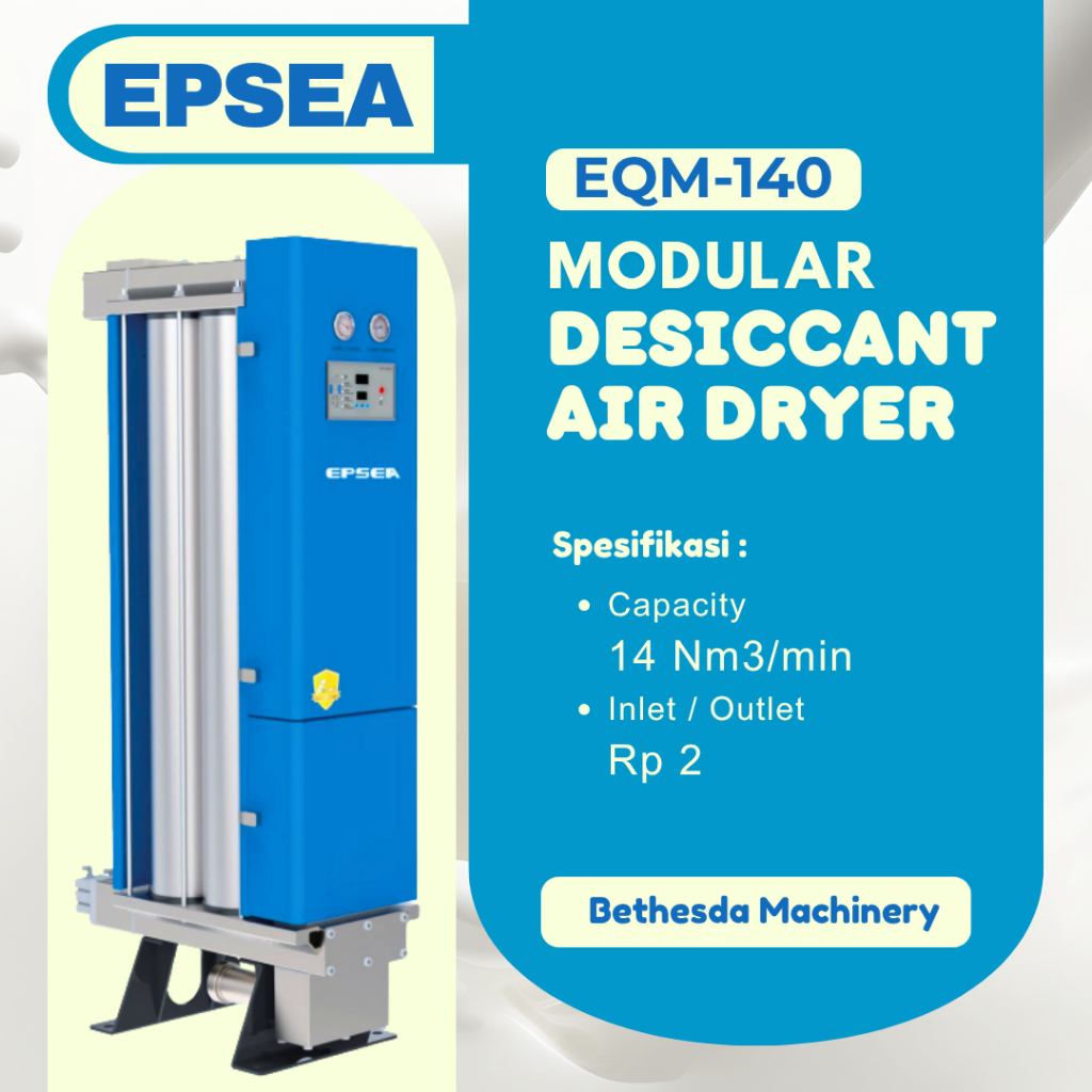 Jual EPSEA Mesin Pengering Udara EQM-140 Modular Desiccant Dryer ...
