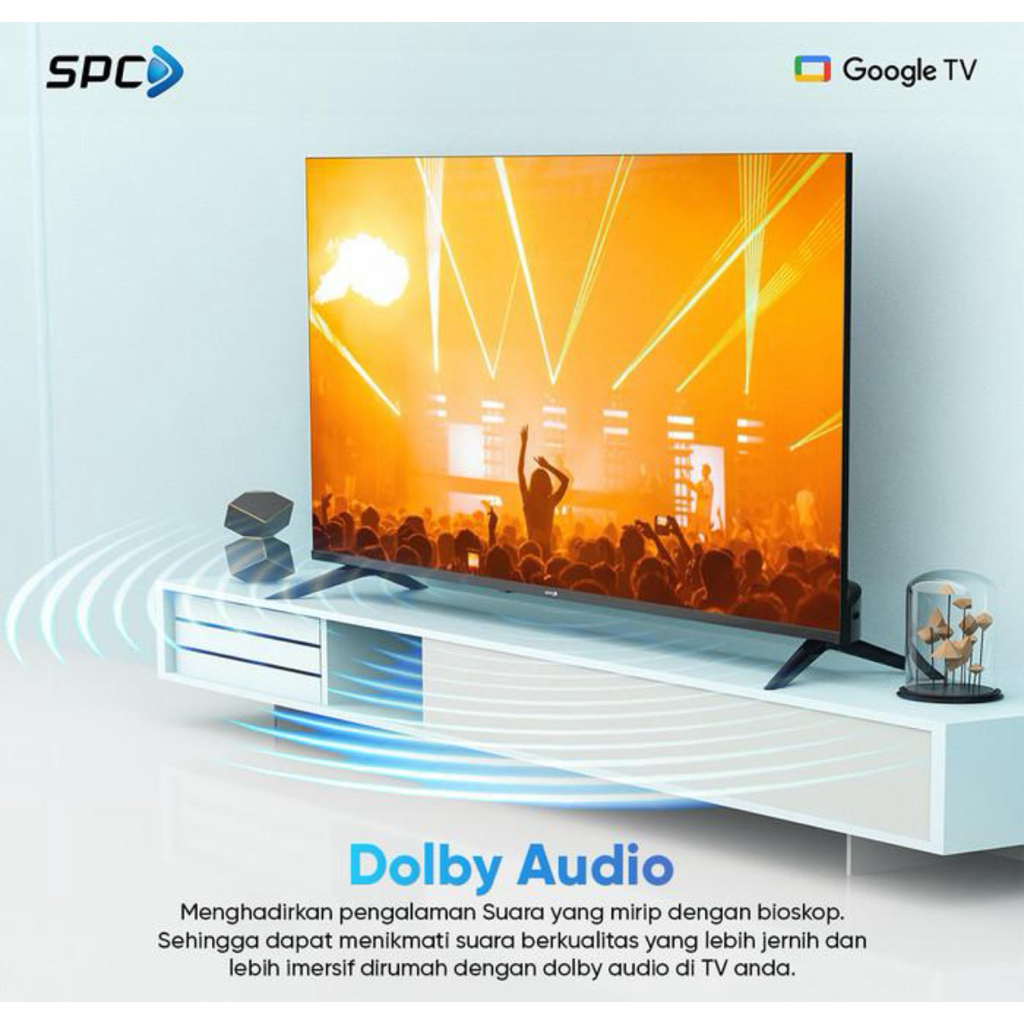 Jual LED TV SPC TYPE ST32 K SMART GOOGLE TV NETFLIX SUPPORT | Shopee ...