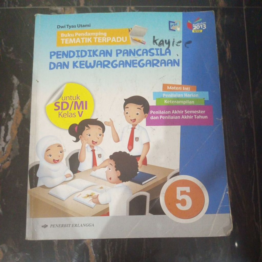 Jual Buku tematik terpadu untuk kelas 5 SD/MI revisi 2013 | Shopee ...