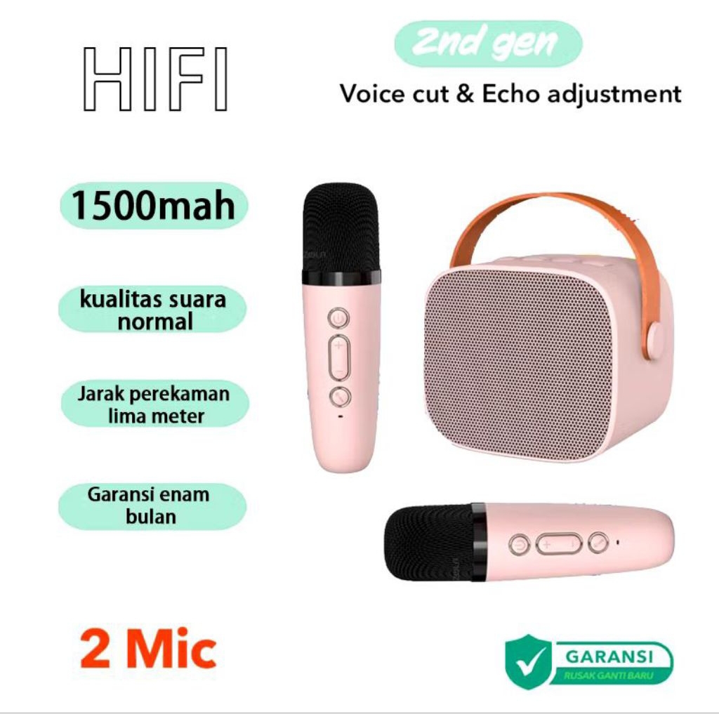 Jual Bluetooth Mini Speaker Karaoke Speaker Portable With MIC Bluetooth ...